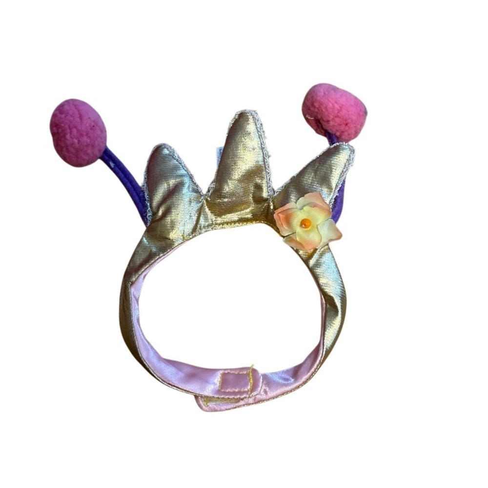 Disney Fancy Nancy 18” Doll Gold and Pink Kids Crown Headband